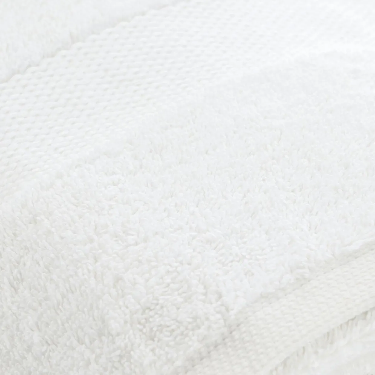 Serviette de bain coton (90 x 150 cm) Timeless Blanche
