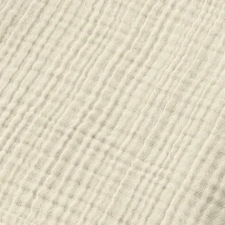 Serviette de bain gaze de coton (70 x 130 cm) Gaïa Beige pampa