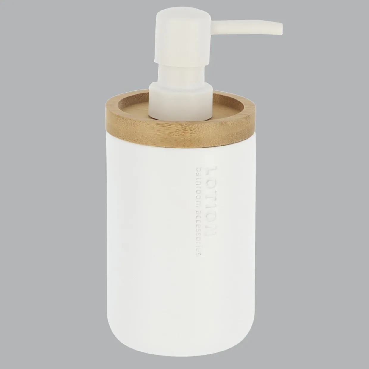 Set d'accessoires salle de bain Purebamboo Blanc