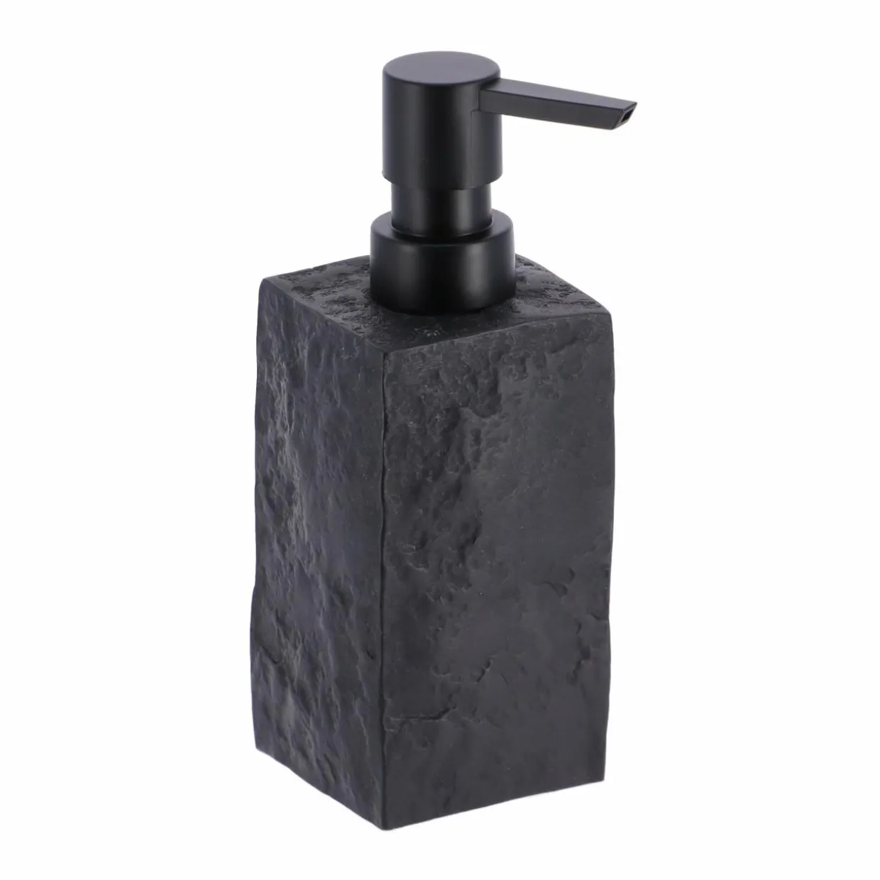 Set d'accessoires salle de bain Effet Pierre Noir