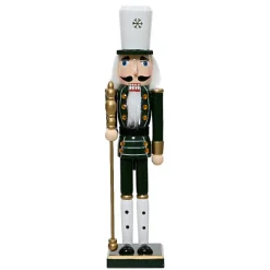 Soldat Casse-noisette en bois (H38 cm) Achille Vert sapin