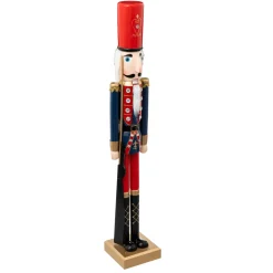 Soldat Casse-noisette en bois (H106 cm) Billy Bleu roi