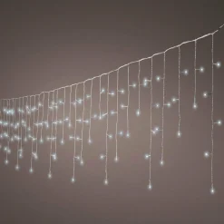 Stalactite lumineuse 11 m 259 LED câble blanc Stars Blanc froid