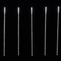 Stalactite lumineuse 6 m 210 LED Glaçons défilement Blanc froid