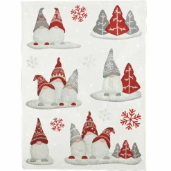 Stickers vitrostatique Lutin de Noël
