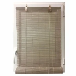 Store enrouleur à baguettes (40 x 180 cm) Bambou Gris