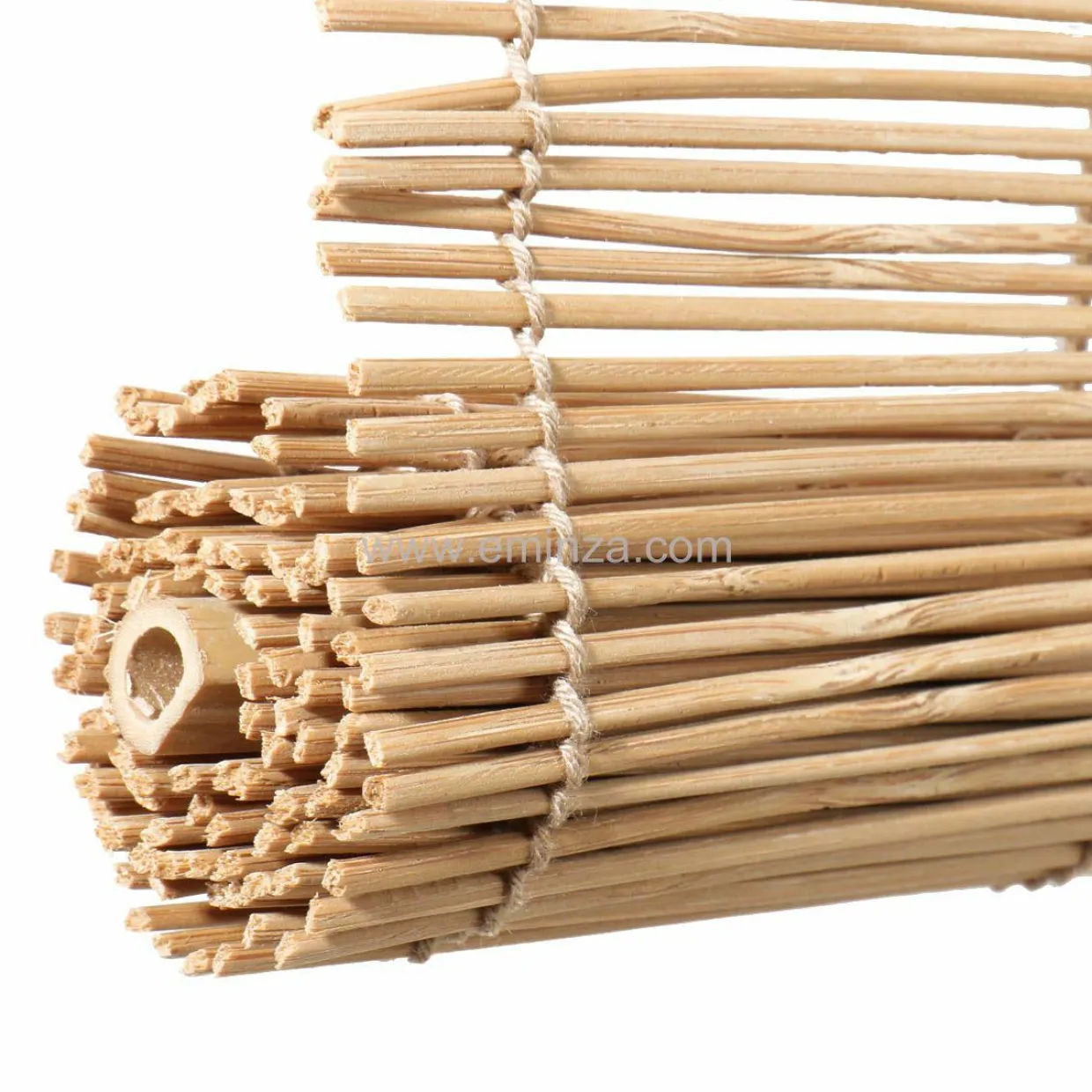 Store enrouleur à baguettes (60 x 180 cm) Bambou Naturel