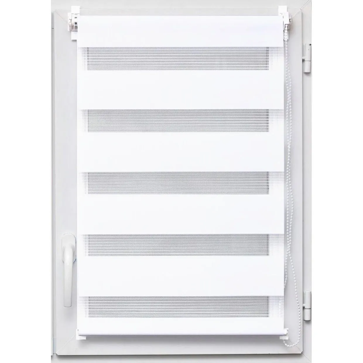 Store enrouleur Jour / Nuit (60 x 180 cm) Blanc