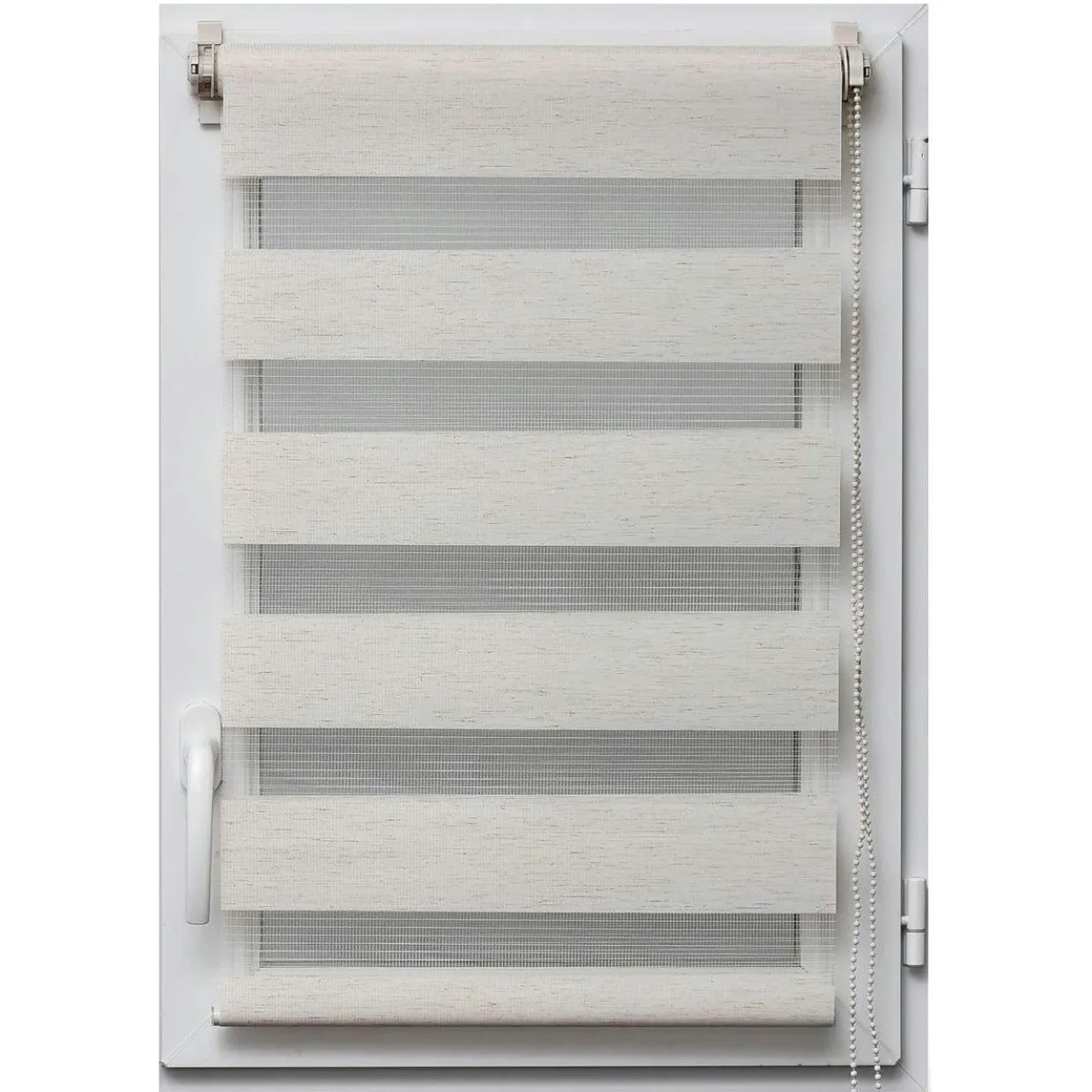Store enrouleur Jour / Nuit (90 x H180 cm) Beige chiné