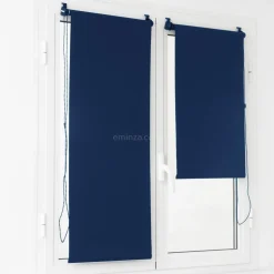 Store enrouleur occultant (45 x 180 cm) Uni Bleu