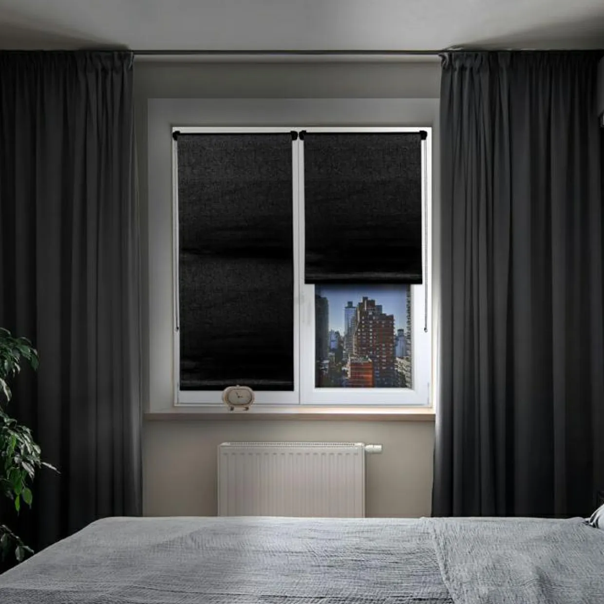 Store enrouleur occultant (150 x 180 cm) Lio Noir