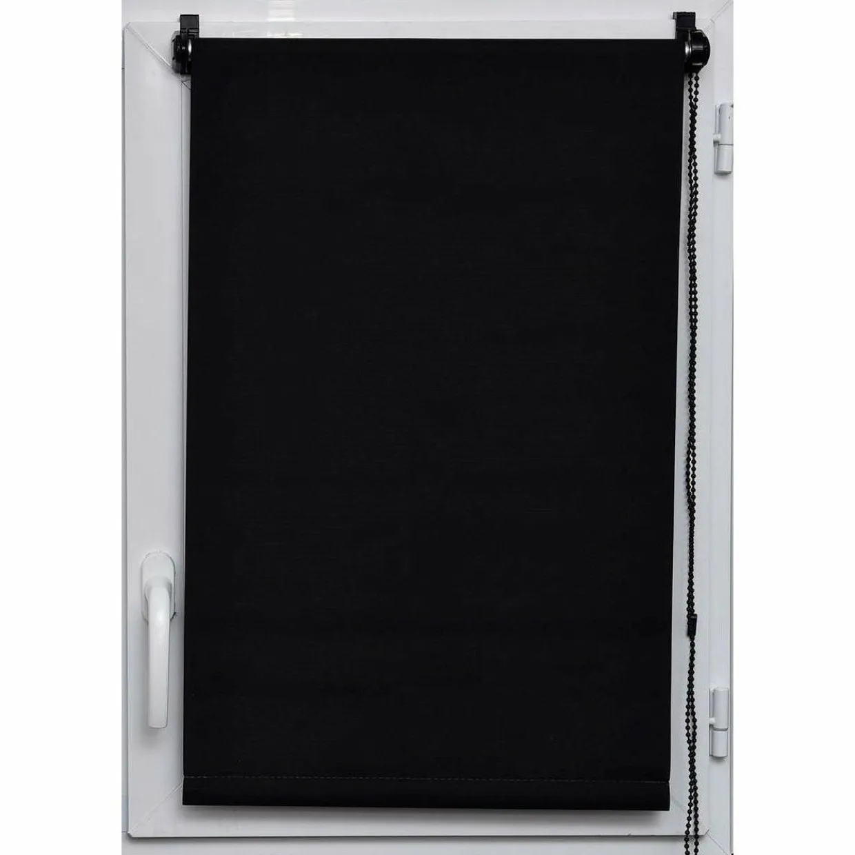 Store enrouleur occultant (75 x 180 cm) Uni Noir