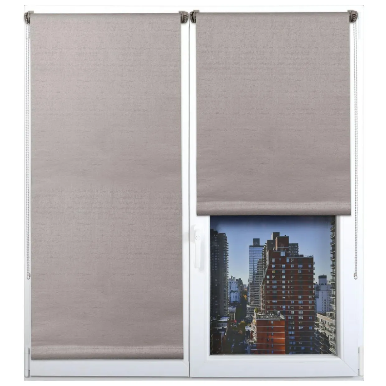 Store enrouleur occultant (45 x 90 cm) Lio Taupe
