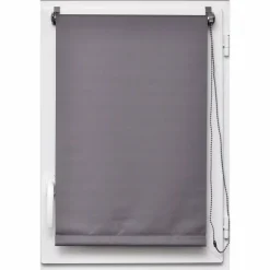 Store enrouleur occultant (75 x 180 cm) Uni Gris