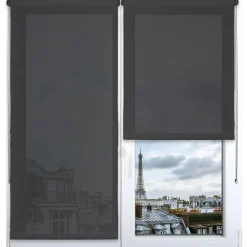 Store enrouleur tamisant (120 x 180 cm) Pure Gris béton