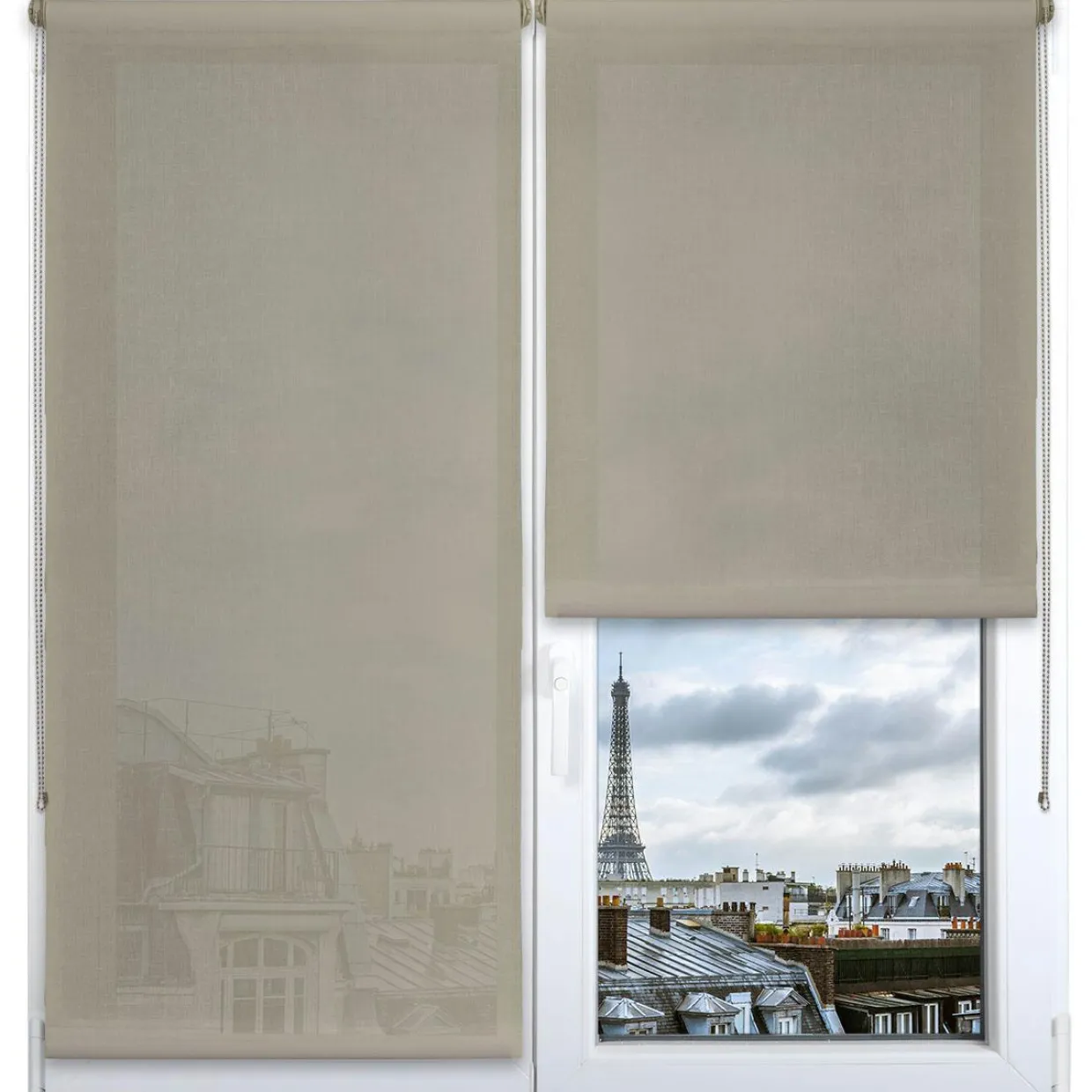 Store enrouleur tamisant (45 x 180 cm) Pure Taupe