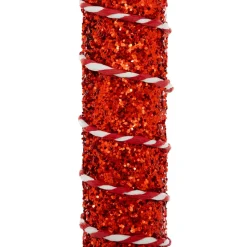 Sucre d'orge Géant à suspendre (H34 cm) Confiserie Rouge