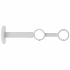 Support tringle double extensible (L190 - 230 / D28) Lino Blanc mat