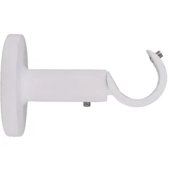 Support tringle fixe (L60 / D20 mm) Jim gouttière Blanc mat