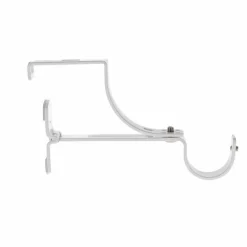 Support à tringle pour caisson de volet roulant (L135 / D28 mm) Blanc satiné