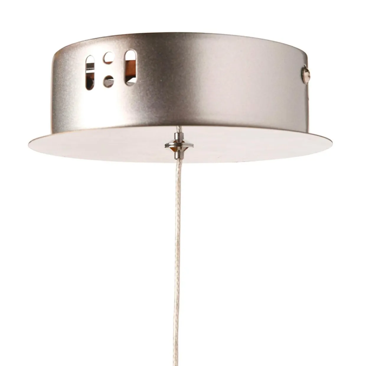 Suspension aluminium sixties LED (D20 cm) UFO Transparent