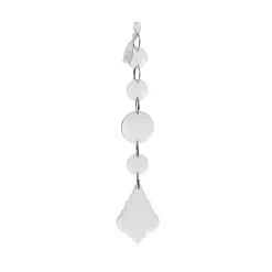 Suspension décorative (H15 cm) Perles de Noël Transparent