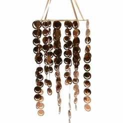 Suspension de fête (H60 cm) Abat jour court Cuivre