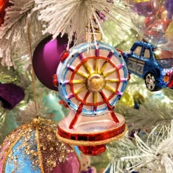 Suspension de fête (H13 cm) Grande roue Multicolore
