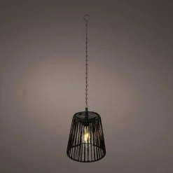 Suspension de jardin solaire LED (H58 cm) Midtown Noir