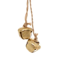 Suspension de Noël en bois (D9 cm) Bonhomme de neige et flocon Blanc