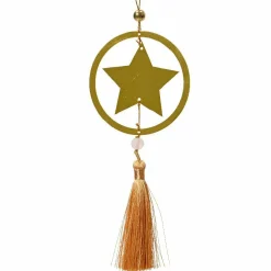 Suspension de Noël (H8 cm) Kaya Camel