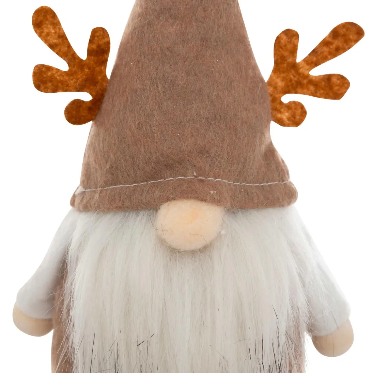 Suspension de Noël (H16 cm) Lutin petit renne Marron clair
