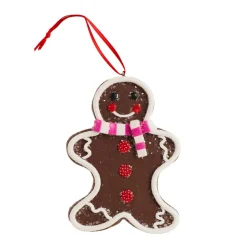 Suspension de Noël (H8 cm) Manala pain d'épices Chocolat