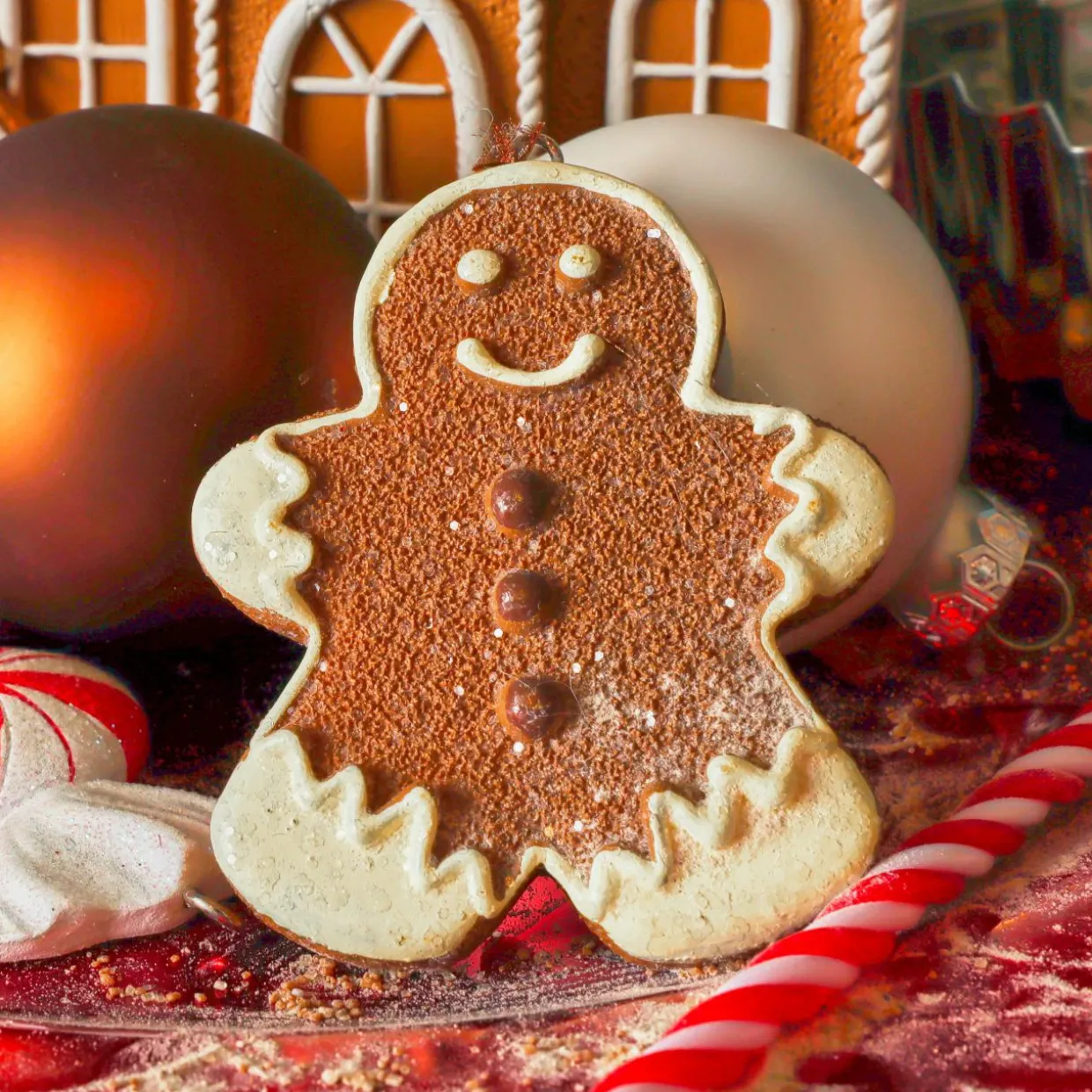 Suspension de Noël (H7 cm) Pain d'épice Adrien Chocolat