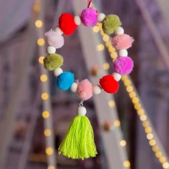 Suspension (H19 cm) Flamengo de Noël Multicolore