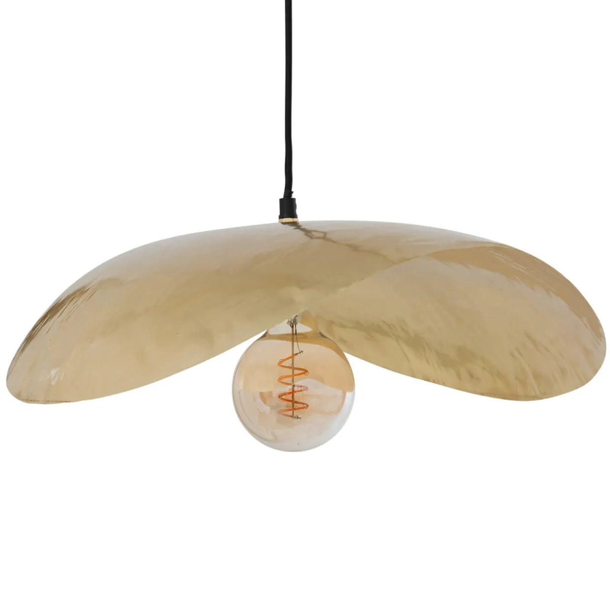Suspension luminaire métal (56 x 42 cm) Arlo Or