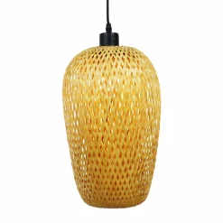 Suspension lumineuse en bambou (H35 cm) Fuengirola Naturel
