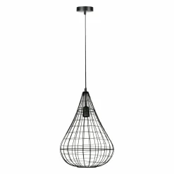 Suspension lumineuse en métal (D30 cm) Asyn Noir