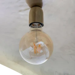 Suspension lumineuse en métal (D80 cm) Arlo doré