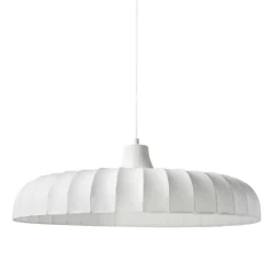 Suspension lumineuse tissu (D50 cm) Marcel Blanche
