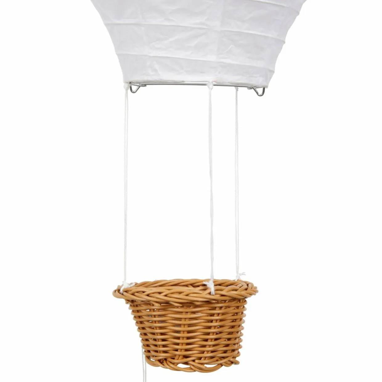 Suspension Montgolfière papier (D30 cm) Fanions Multicolore