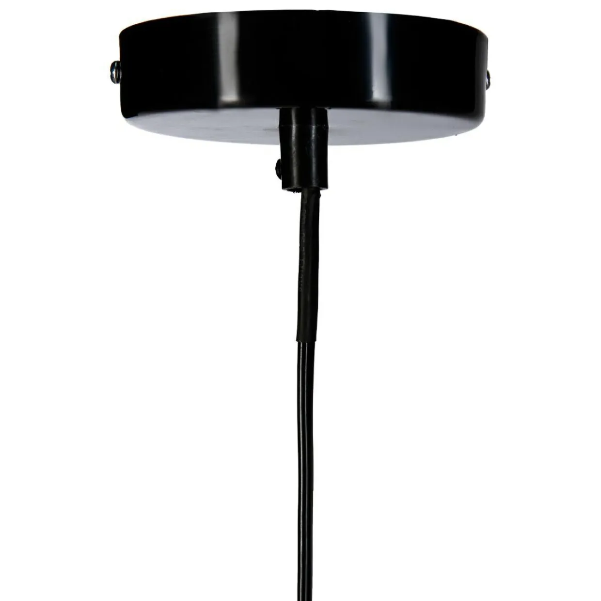 Suspension métal (D25 cm) Diamant Noir