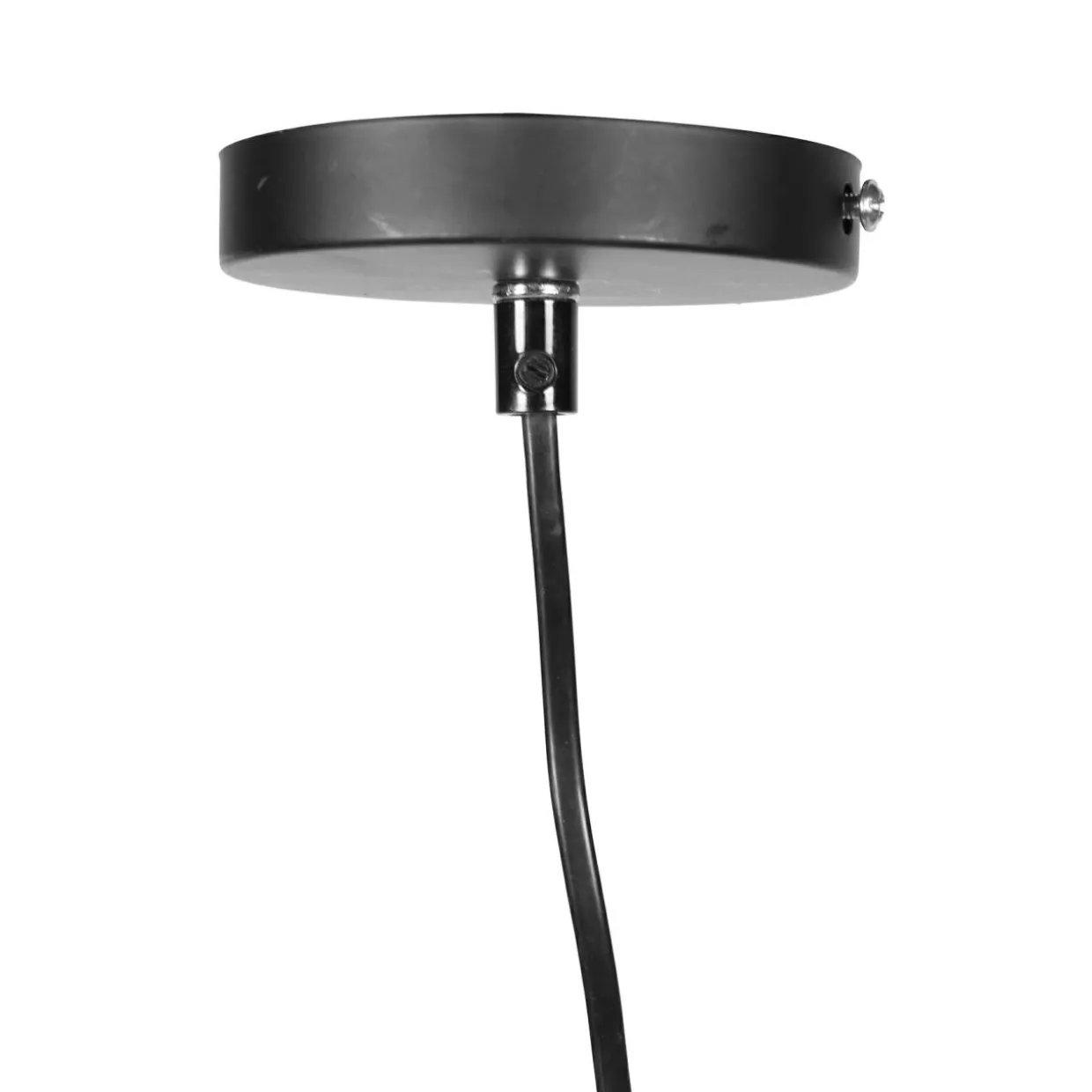 Suspension ronde métal marocaine (D34 cm) Gigogne Noir