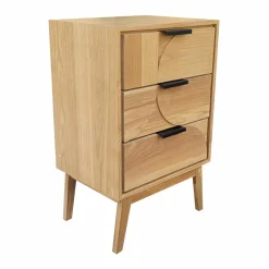 Table d'appoint en bois (H65 cm) Hanoï Naturel