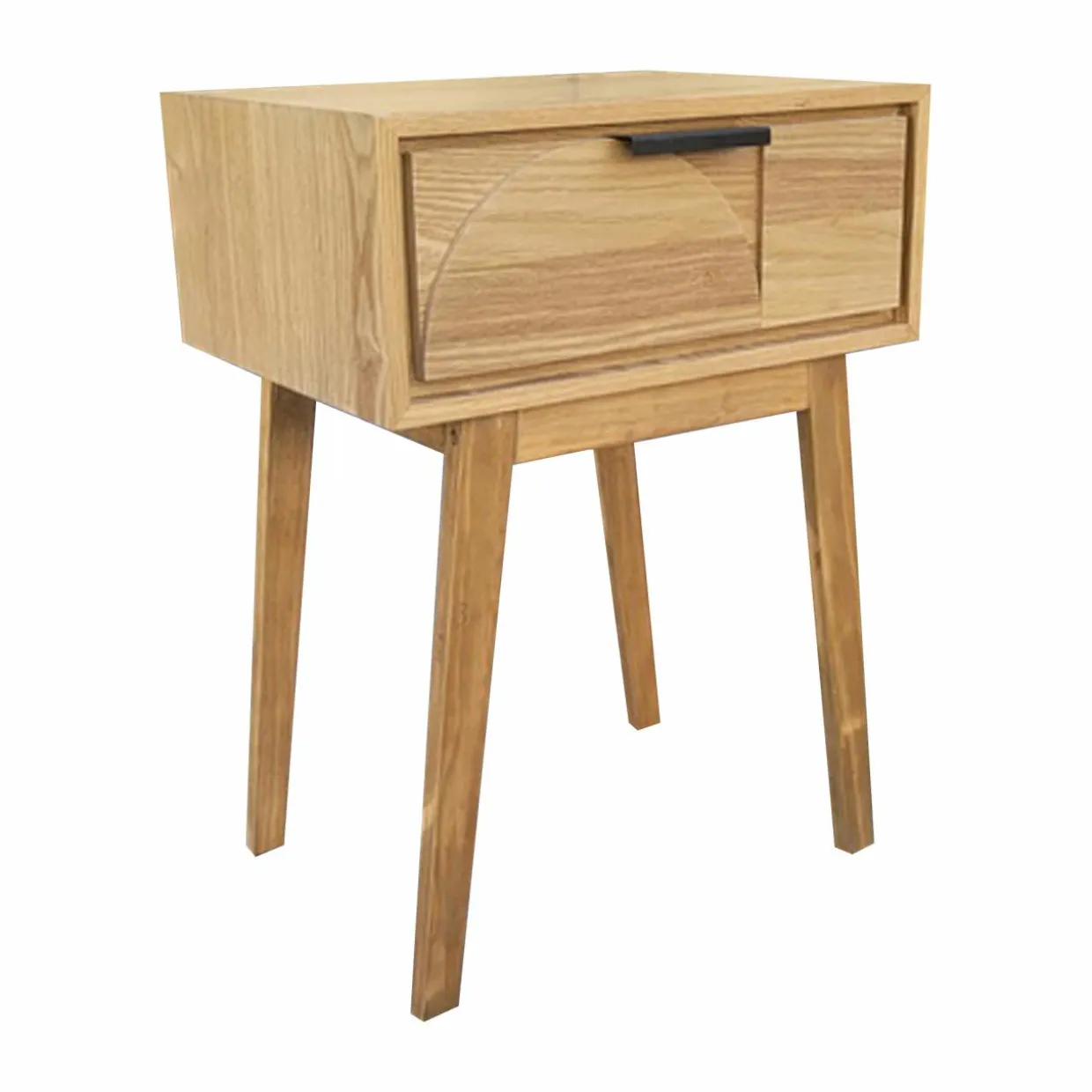 Table de chevet bois (H58 cm) Hanoï Naturel