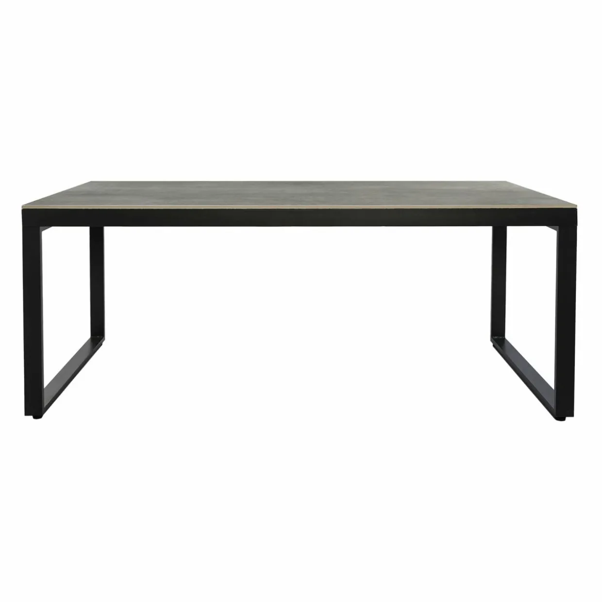 Table de jardin en aluminium et céramique 8 places (180 x 90 cm) Kore Gris anthracite