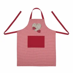 Tablier de cuisine avec poche Marianne Rouge