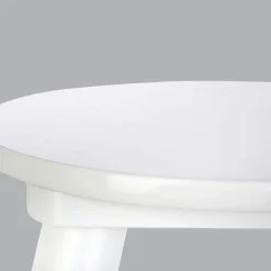 Tabouret enfant bois (H24 cm) Douceur Blanc