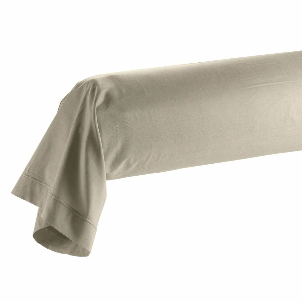 Taie de traversin coton bio (L185 cm) Biolina Taupe