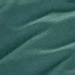Taie de traversin percale de coton (L185 cm) Cali Bleu canard